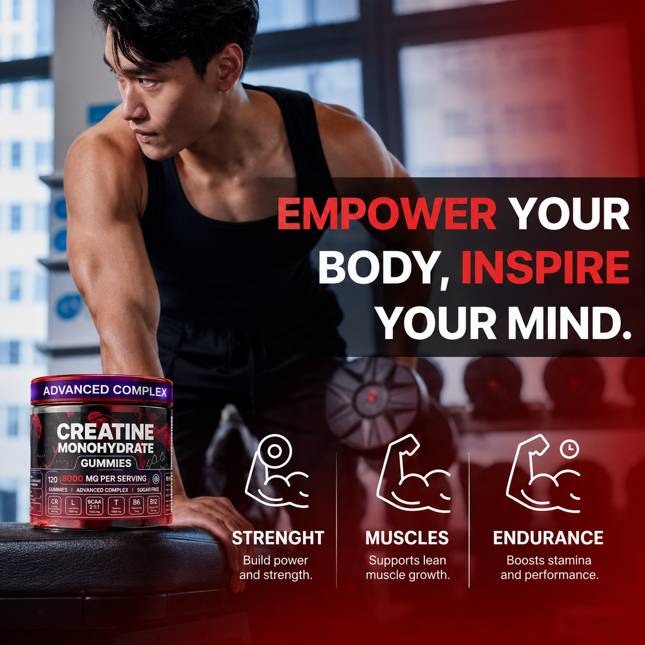 SoliTurn Creatine Monohydrate Gummies